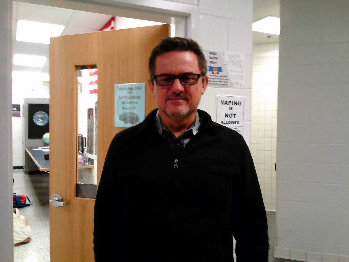 Psi Alpha sponsor Mr. Bolling.